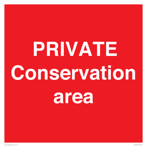 PRIVATE Conservation area 